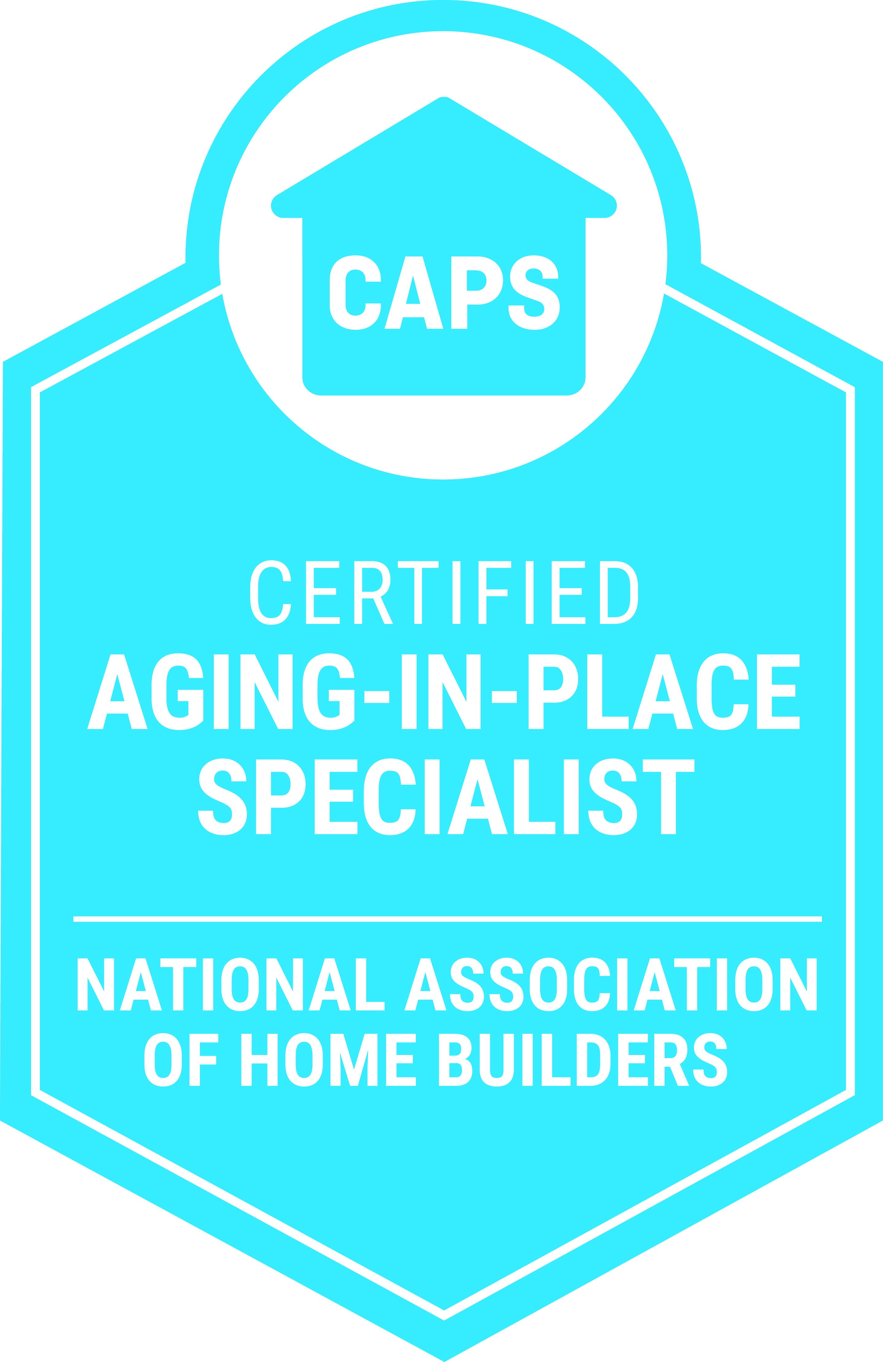 NAHB Certified Aging-in-Place Specialist (CAPS) badge